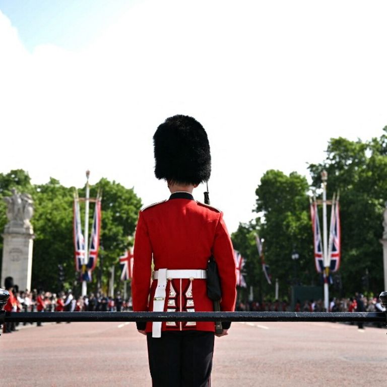 Trooping the colour