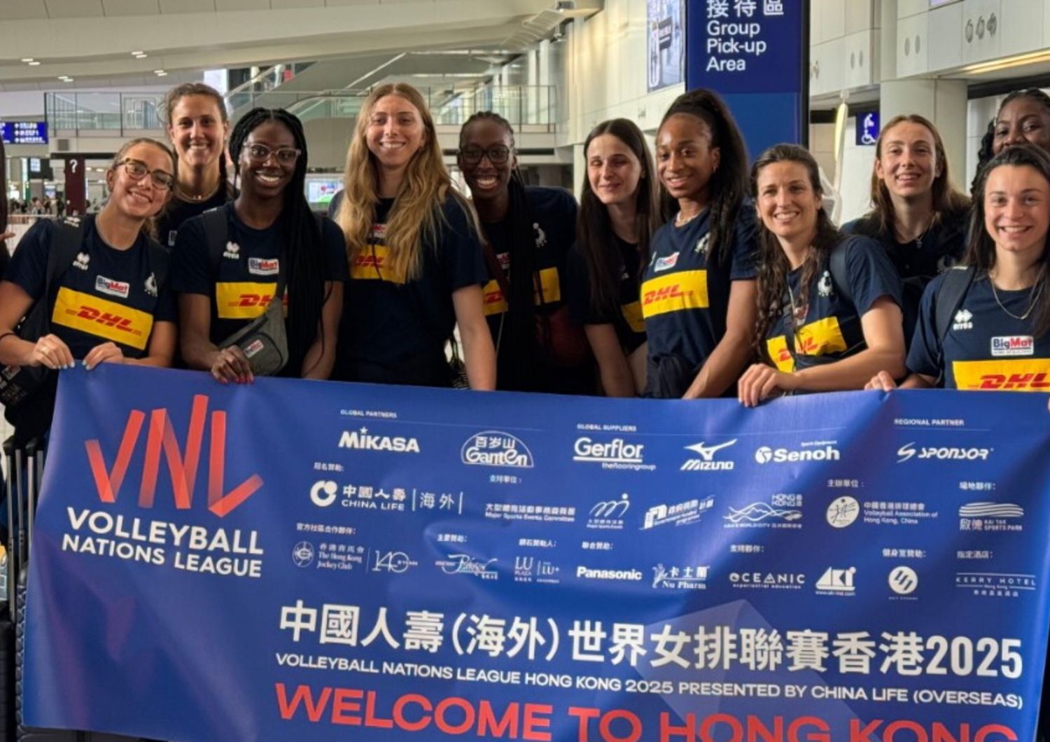 nazionale volley femminile a hong kong per vln calendario partite