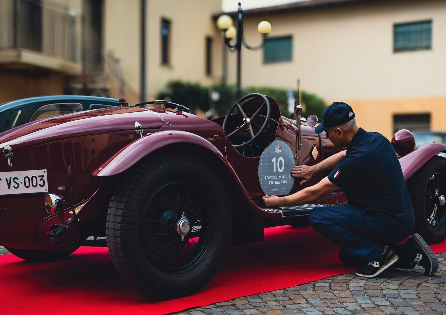 esercito italiano alla mille miglia con tre auto