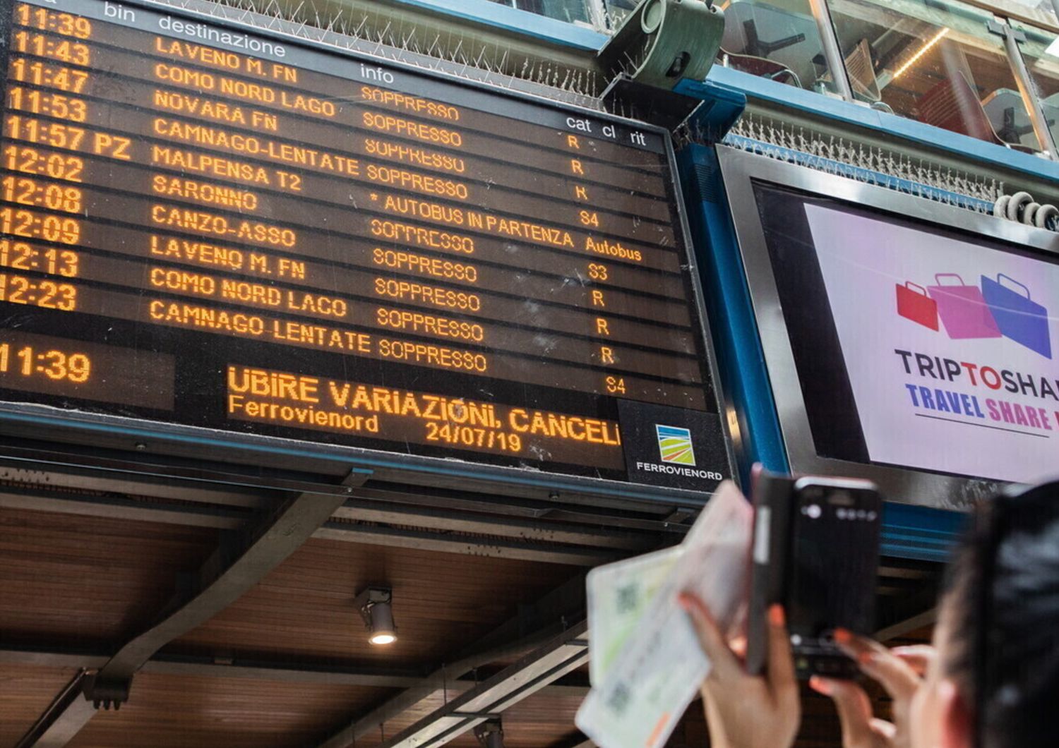 Sciopero dei treni (foto di archivio)&nbsp;