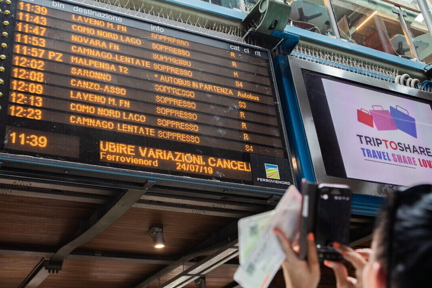 Sciopero dei treni (foto di archivio)&nbsp;