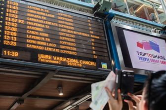 Sciopero dei treni (foto di archivio)&nbsp;