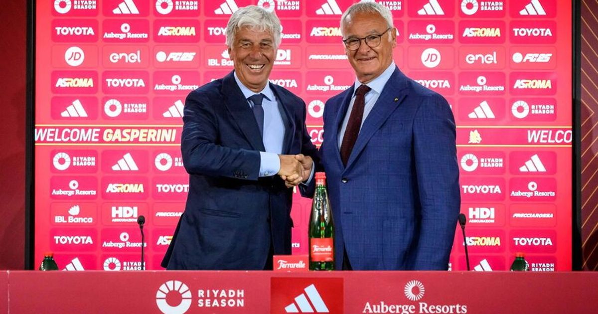 Ranieri presenta Gasperini: "Costruiremo qualcosa che dia frutti rigogliosi alla Roma"