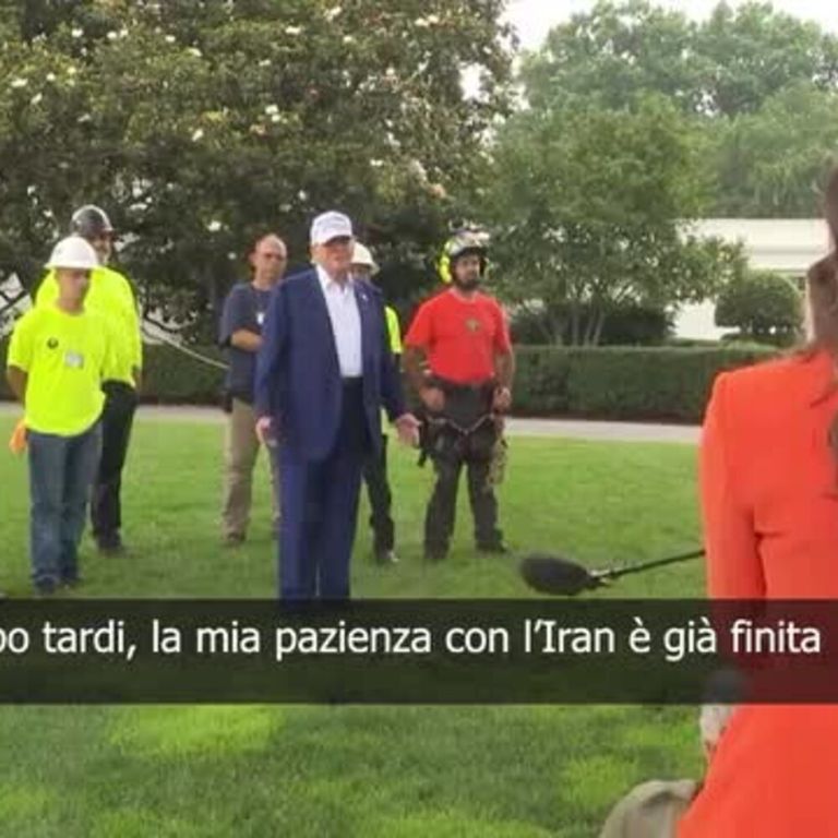 Trump: La mia pazienza con l'Iran è già finita