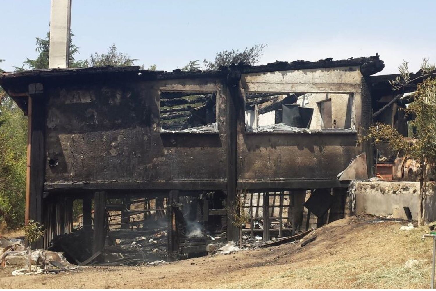 Incendio in una casa (immagine di repertorio)