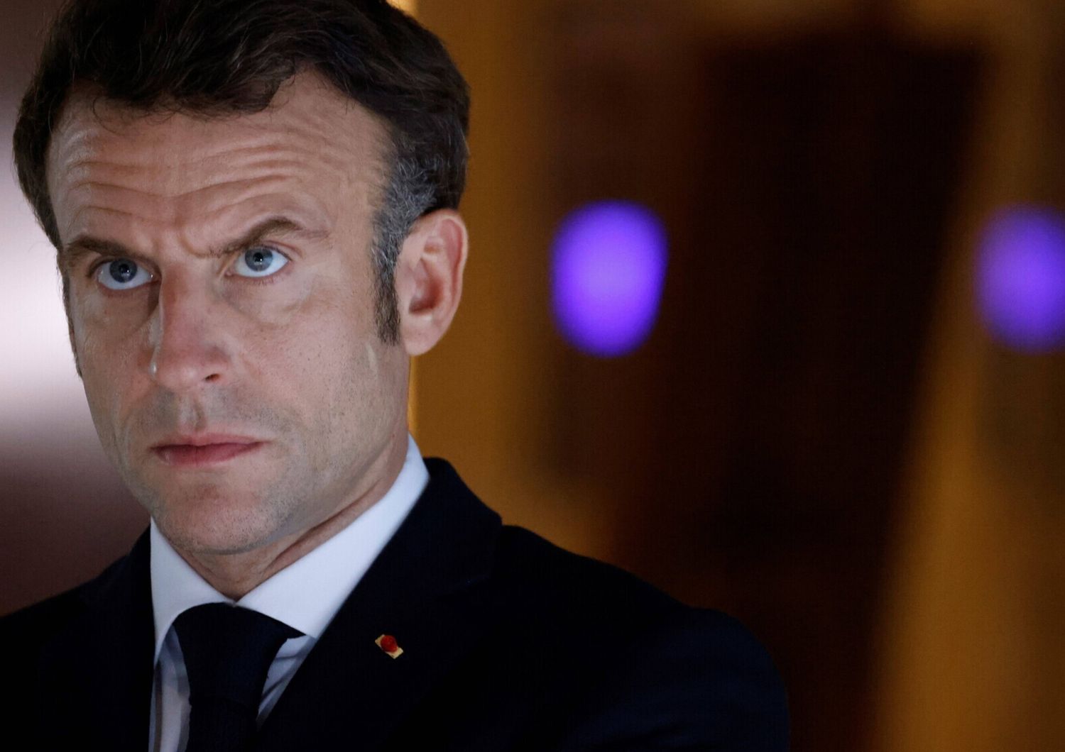 Il presidente francese Emmanuel Macron &nbsp;