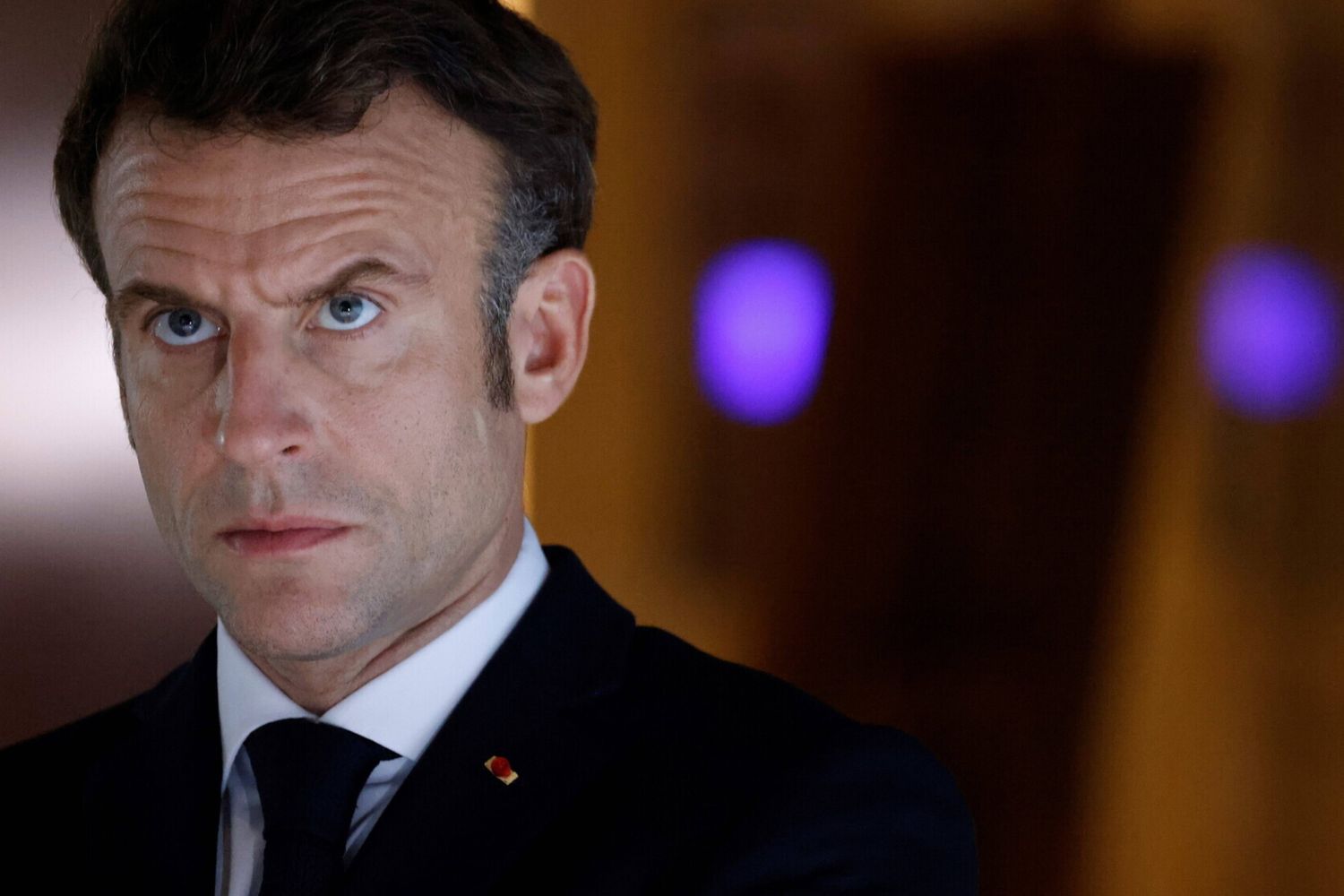 Il presidente francese Emmanuel Macron &nbsp;