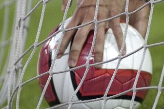 Pallone, rete, calcio