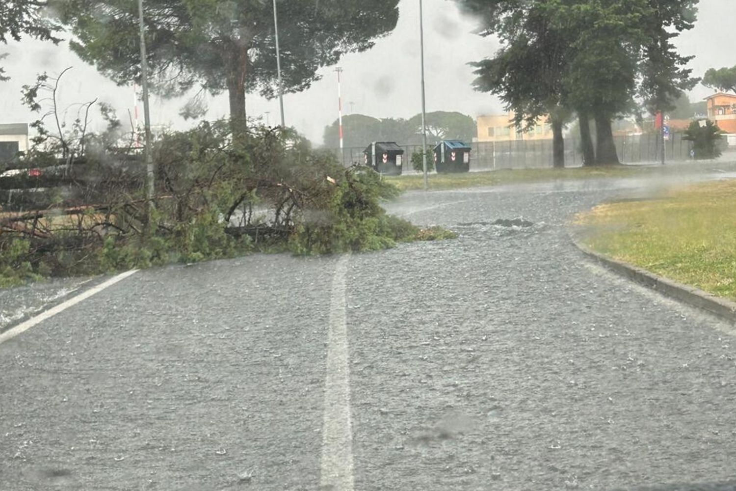 Bomba d'acqua a Frosinone. Nubifragio anche in Piemon