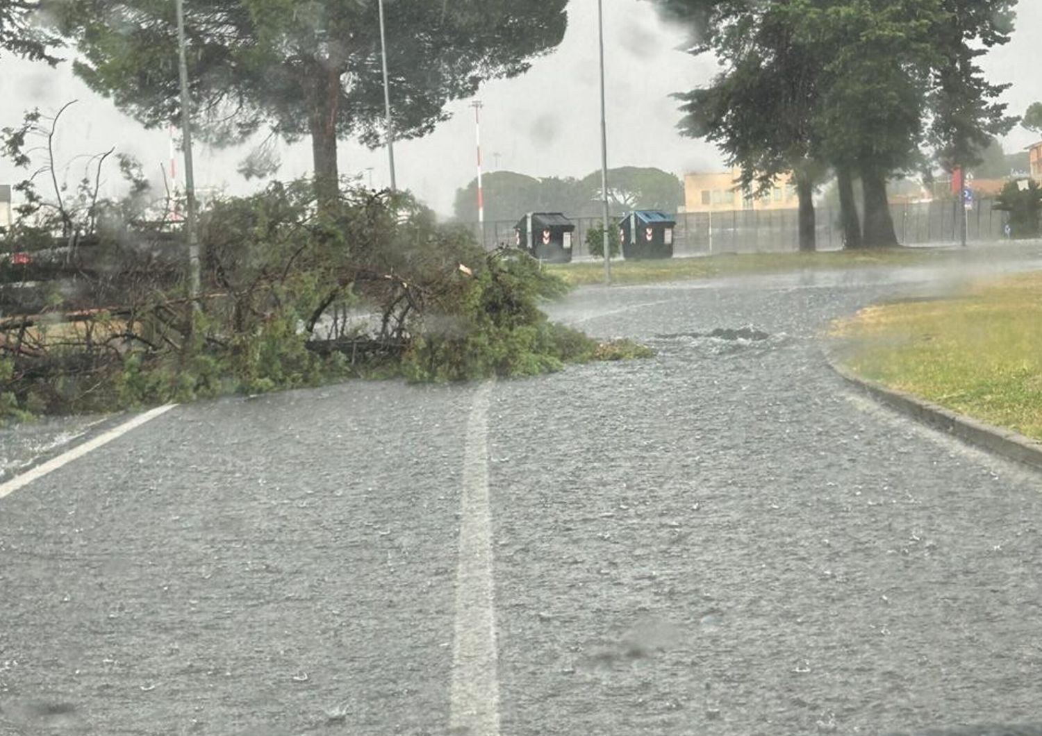 Bomba d'acqua a Frosinone. Nubifragio anche in Piemon