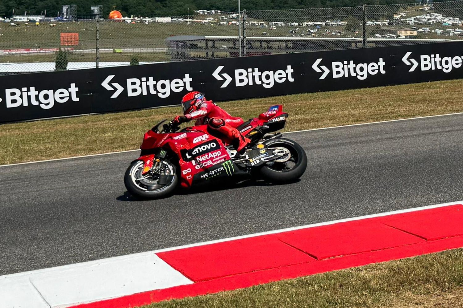 La Ducati di Pecco Bagnaia al GP del Mugello