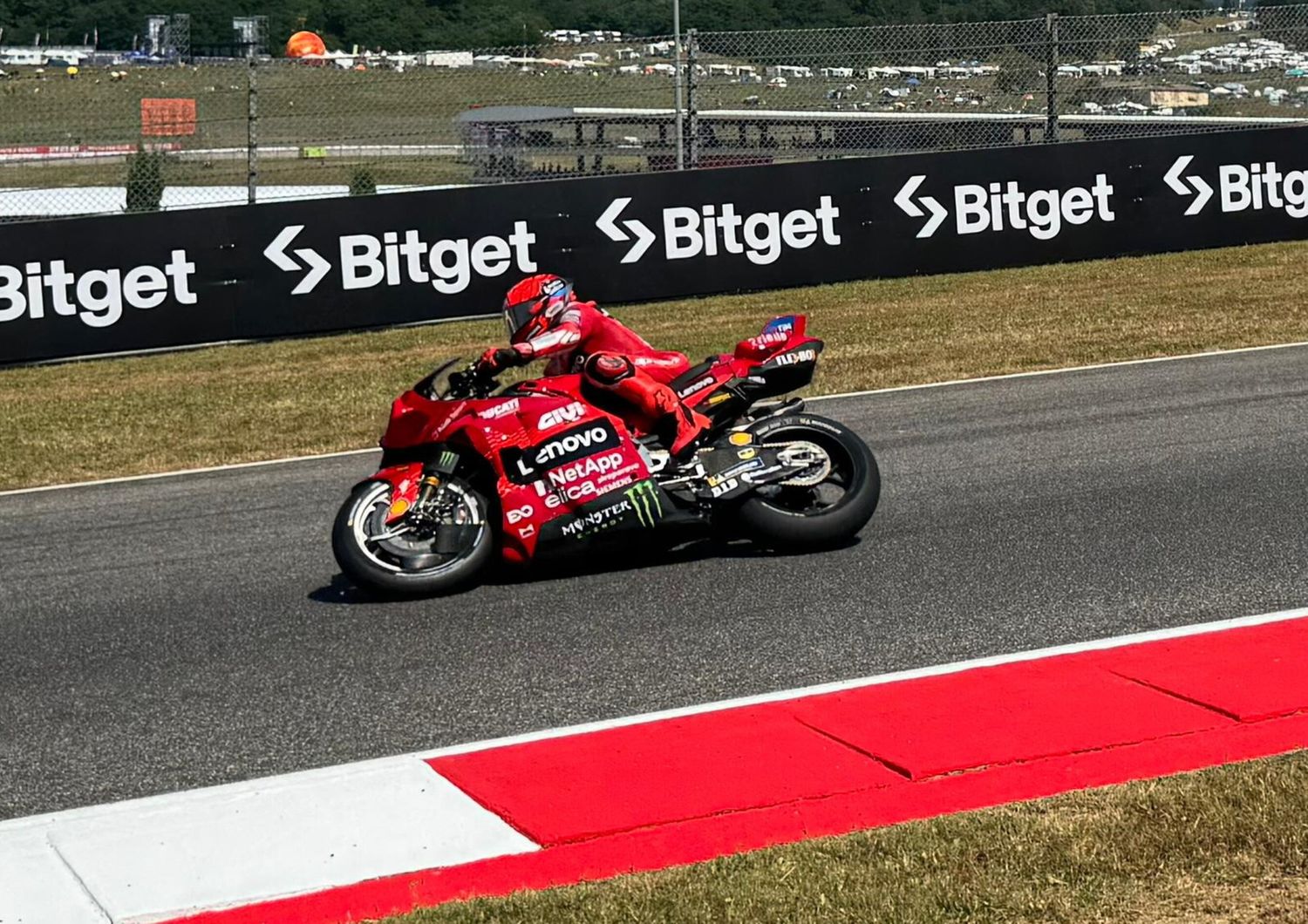 La Ducati di Pecco Bagnaia al GP del Mugello