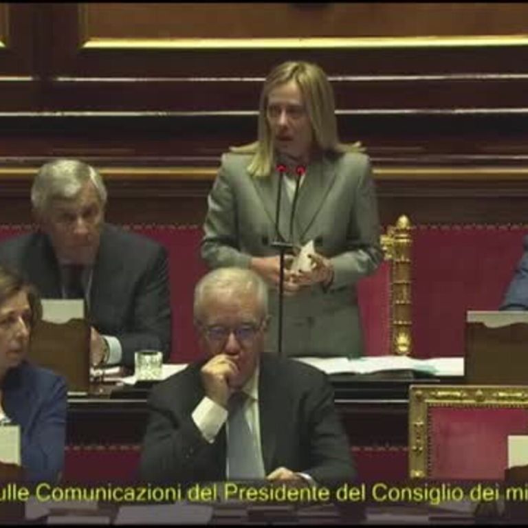 Meloni in Senato: Non rispondo a provocazioni e falsità, avremo tempo per campagna elettorale
