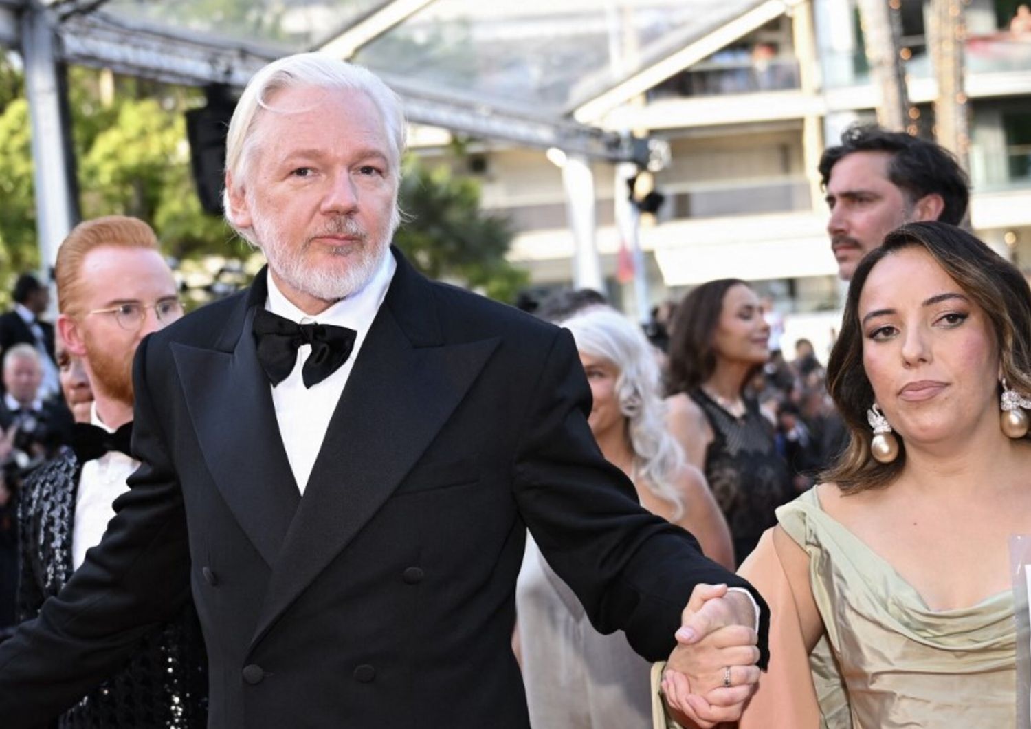 Julian  e Stella Assange