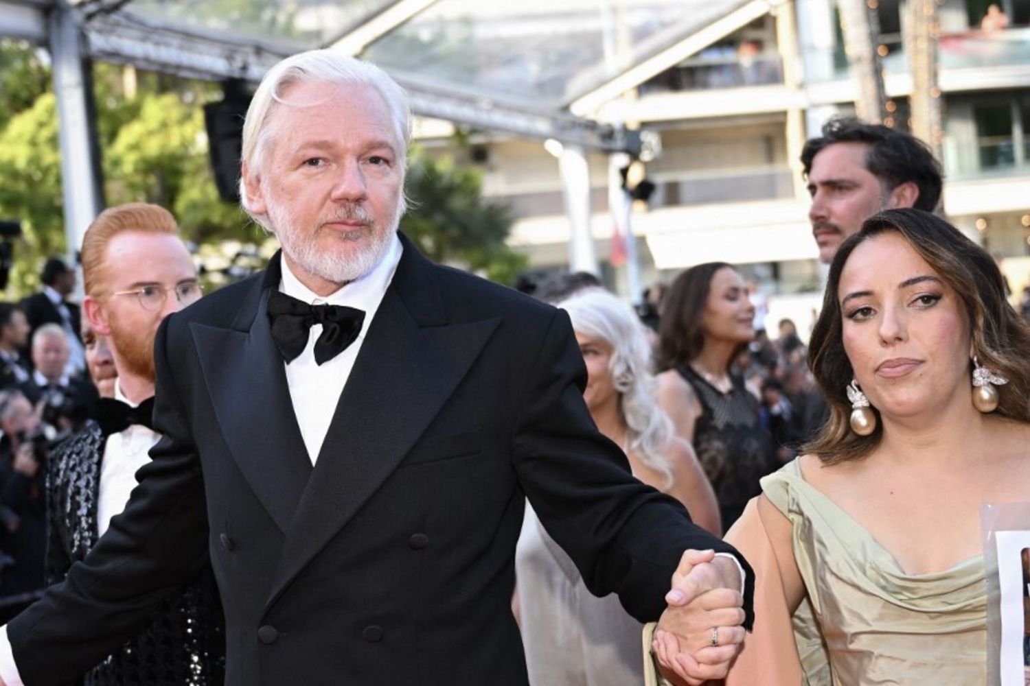 Julian  e Stella Assange