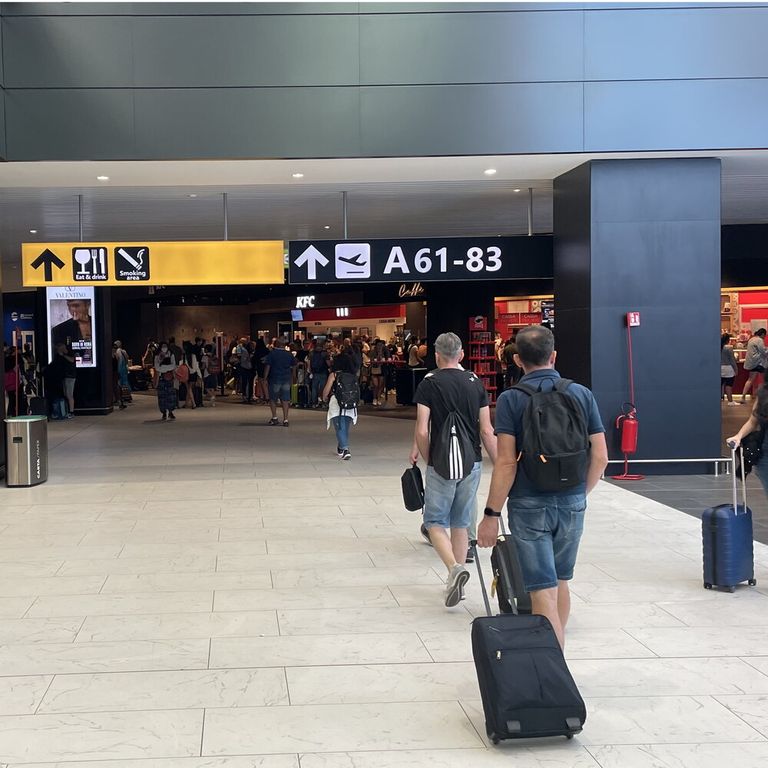 Il terminal A dell'aeroporto di Fiumicino&nbsp;