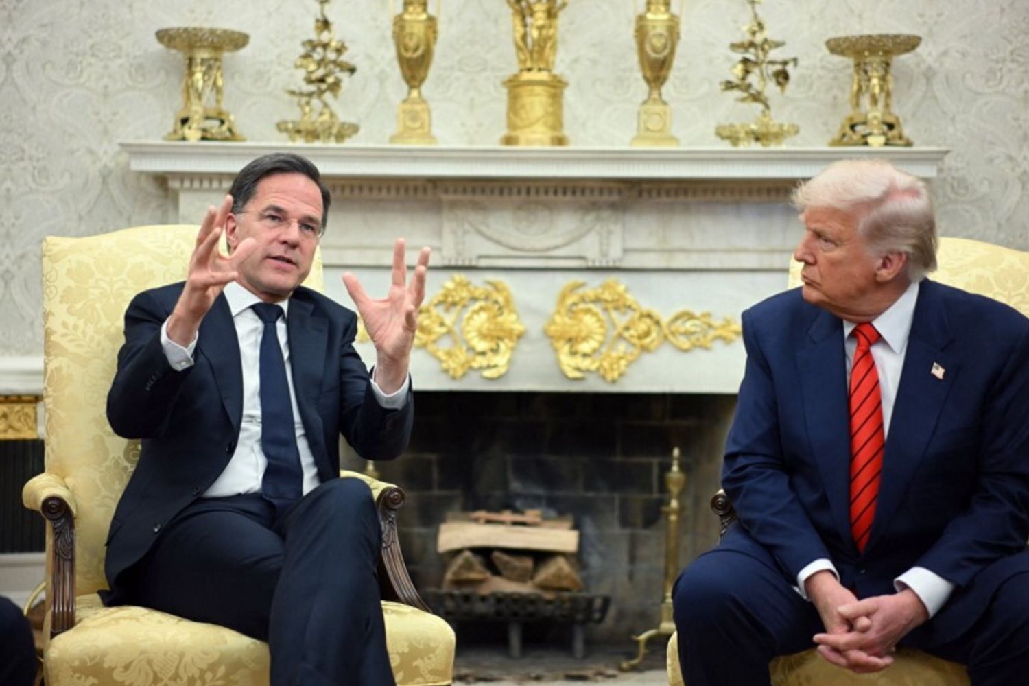 Donald Trump e Mark Rutte
