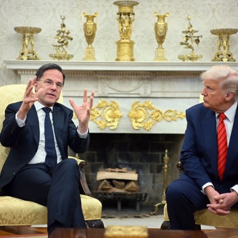 Donald Trump e Mark Rutte