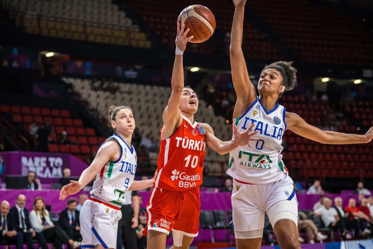 Le azzurre del basket