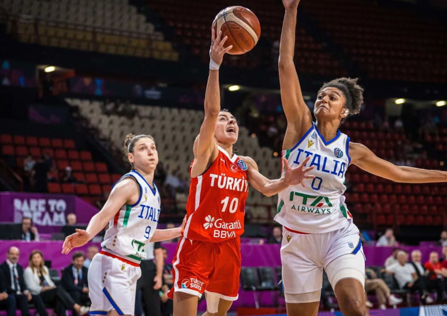 Le azzurre del basket