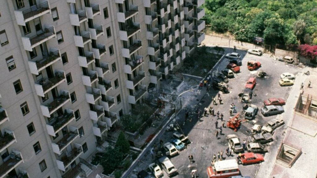La strage di via D'Amelio a Palermo
