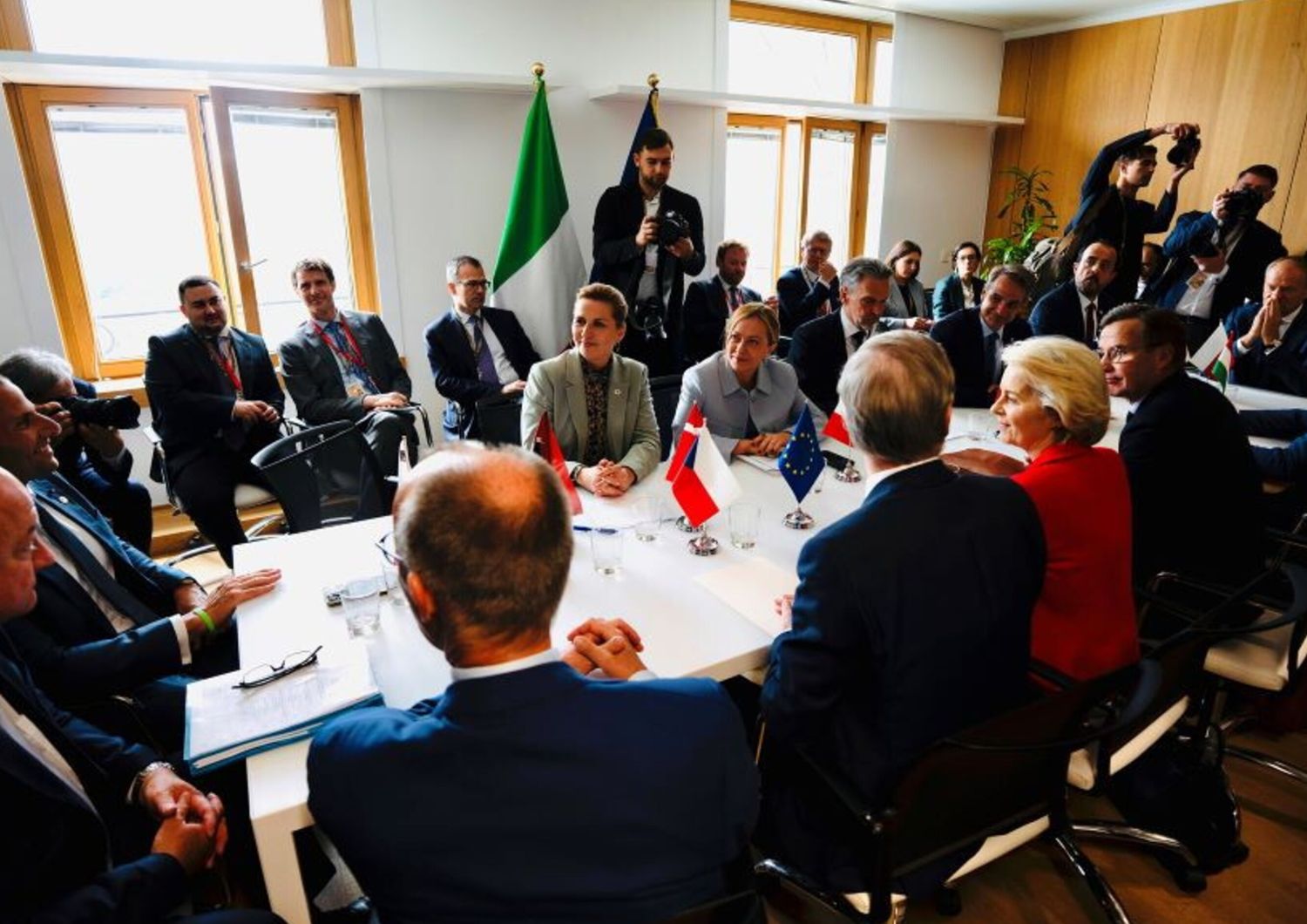 Riunione di coordinamento prima dell'avvio dei lavori del Consiglio europeo