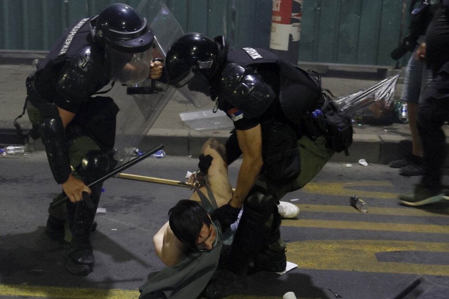Manifestazione studenti a Belgrado