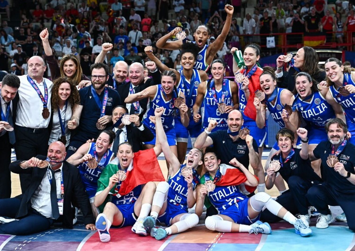 Le azzurre del Basket vincono il bronzo ai campionati europei