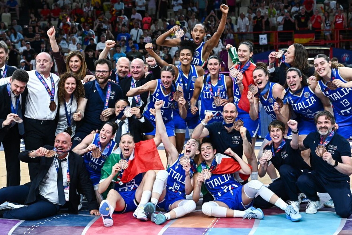 Le azzurre del Basket vincono il bronzo ai campionati europei