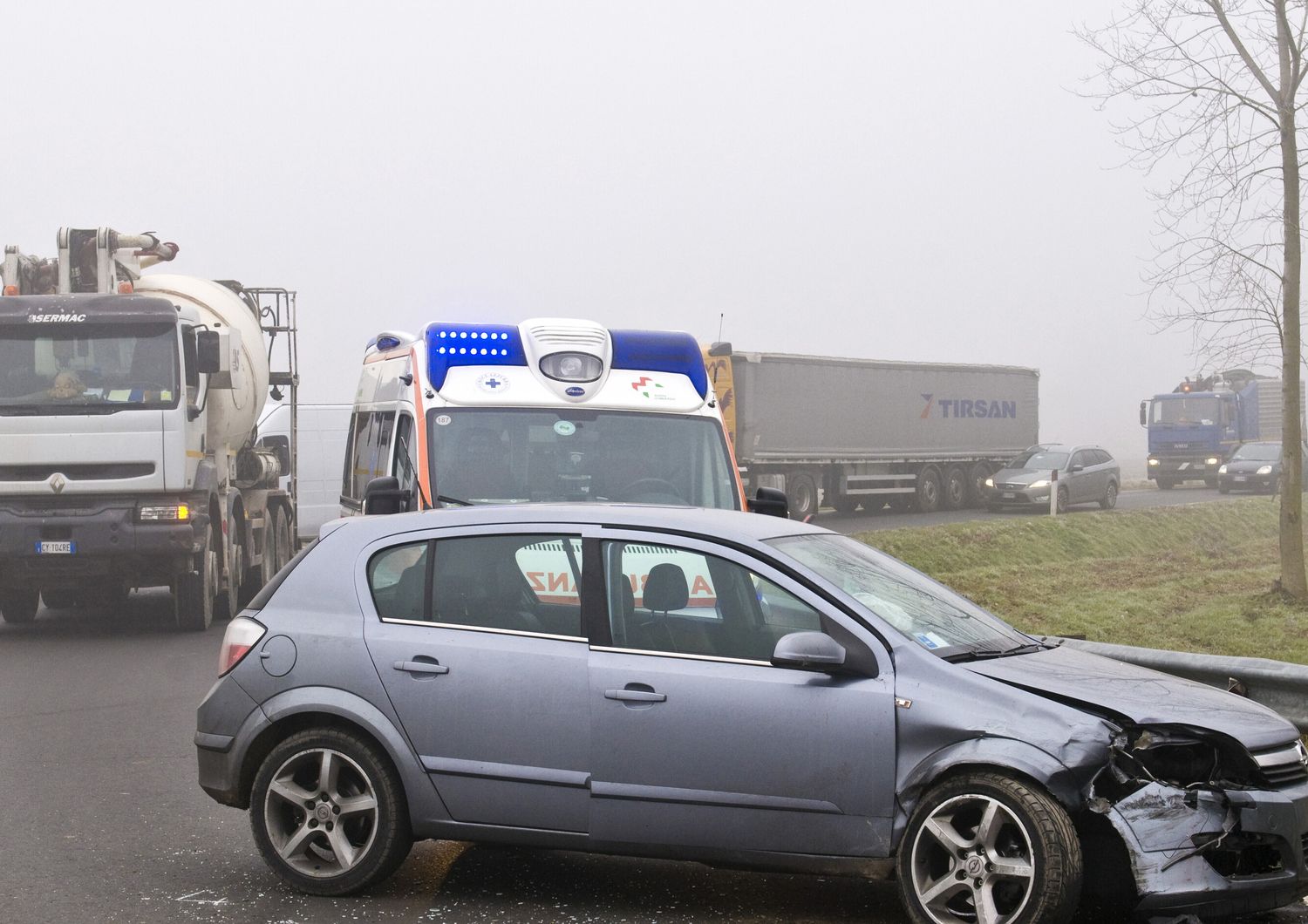 Un incidente d'auto