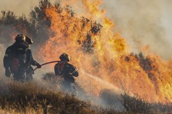 Incendio a Creta