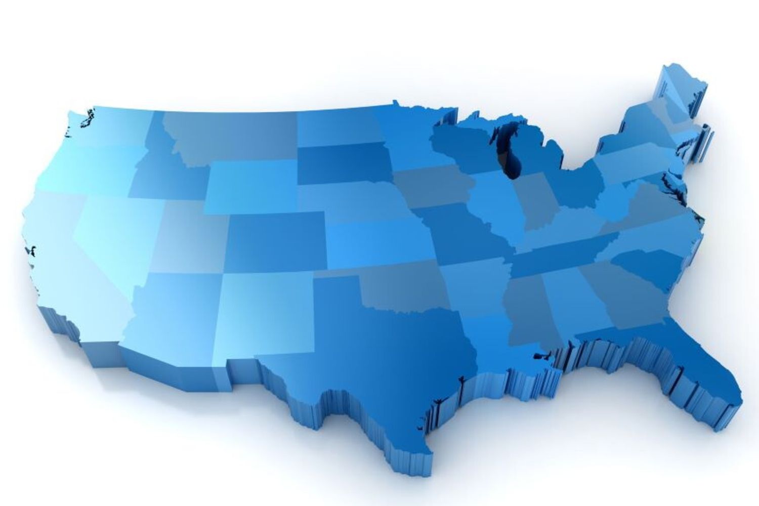 Mappa Stati Uniti
