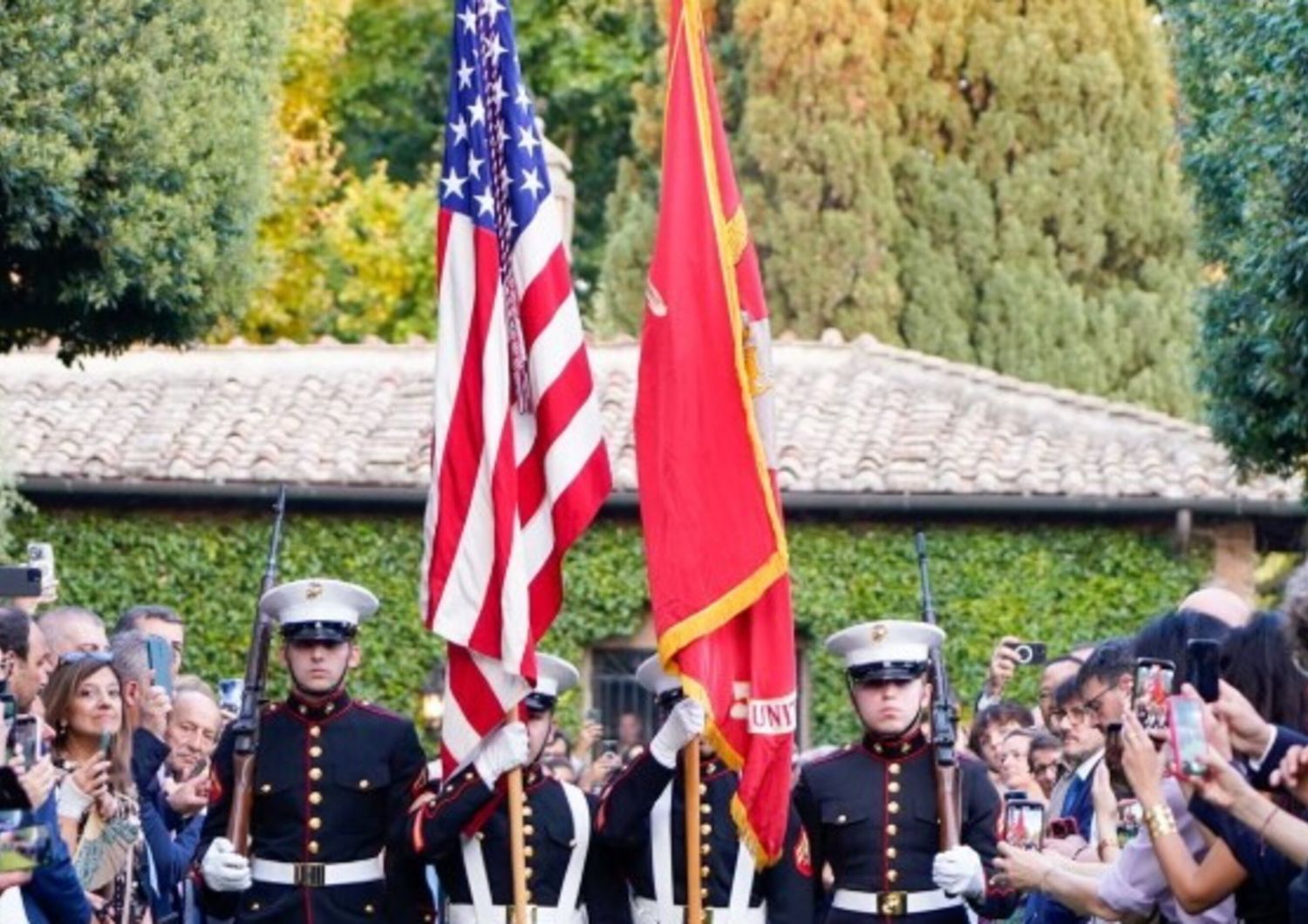 Le celebrazioni a Villa Taverna per il 4 luglio
