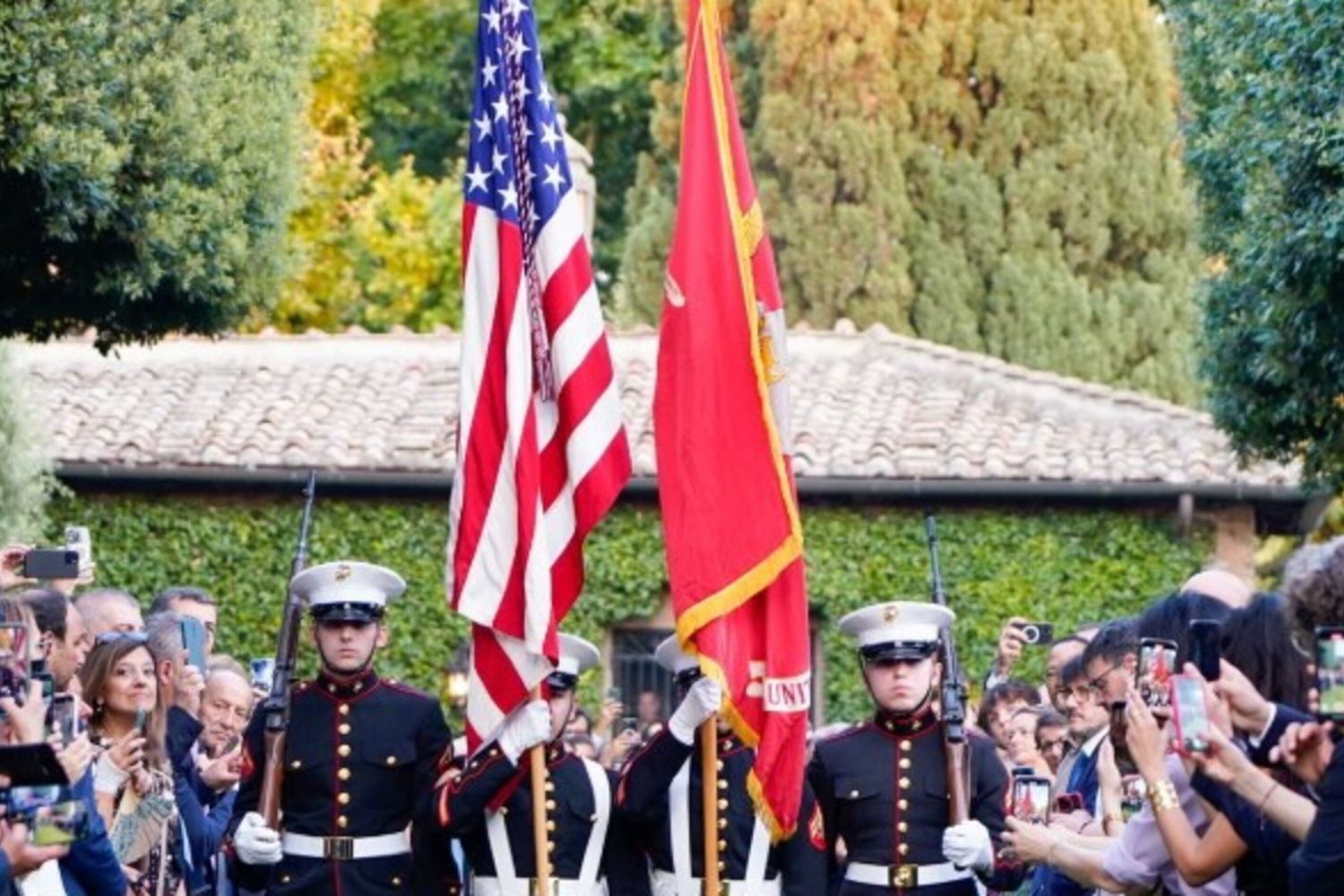 Le celebrazioni a Villa Taverna per il 4 luglio