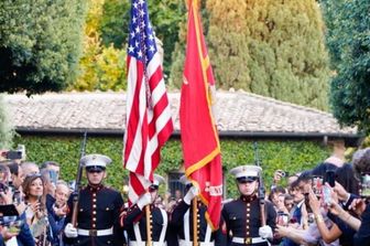 Le celebrazioni a Villa Taverna per il 4 luglio