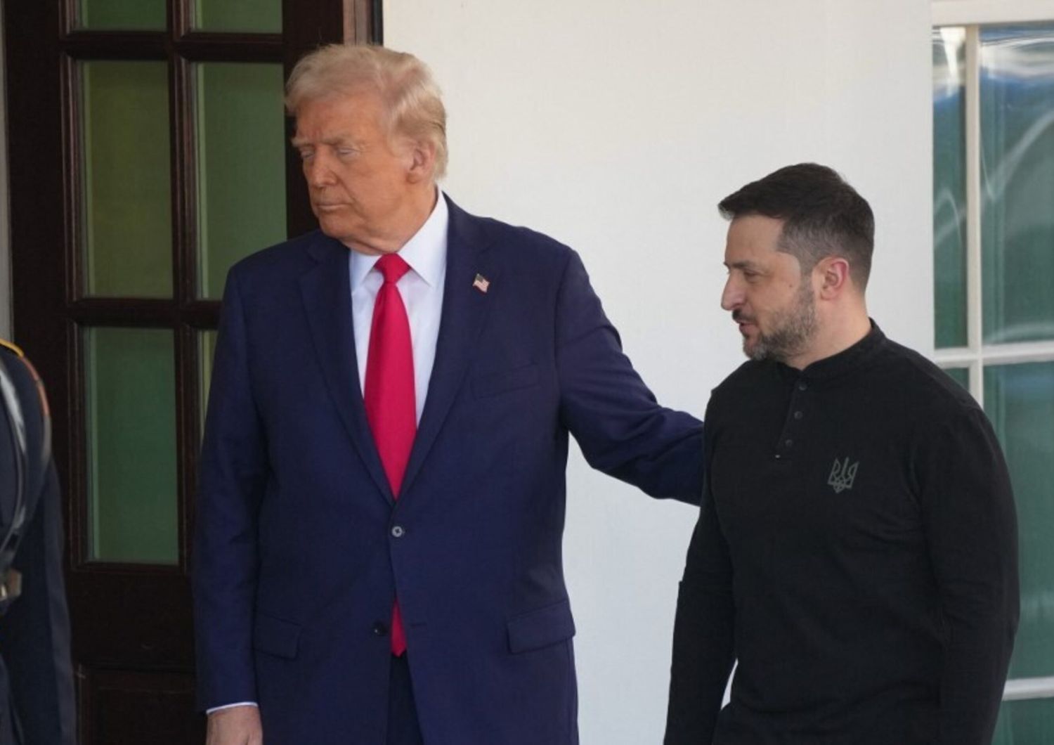 Trump saluta Zelensky