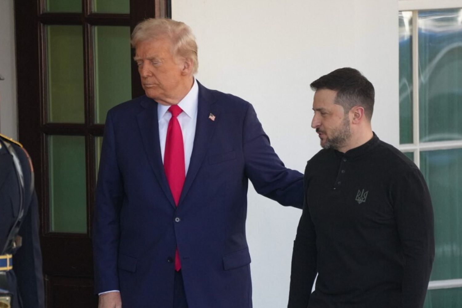 Trump saluta Zelensky