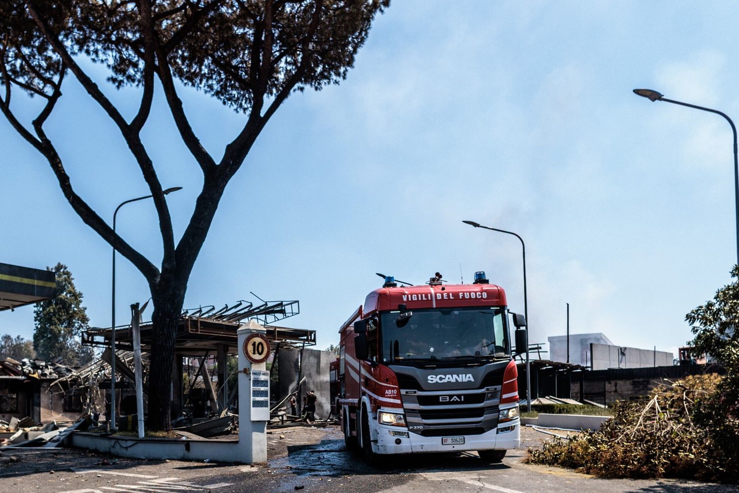 Esplosione impianto gpl