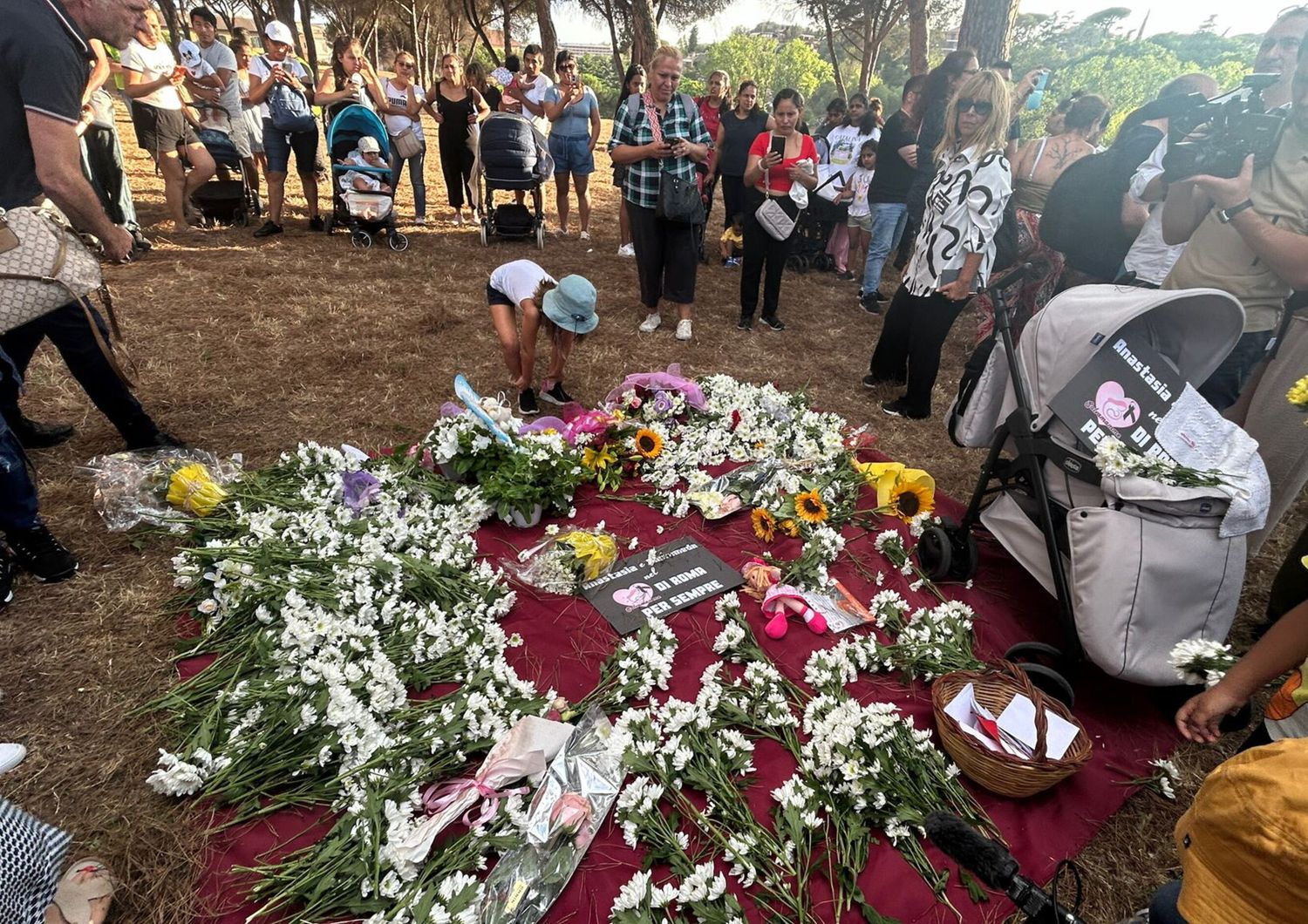 roma commemora anastasia figlia villa pamphili&nbsp;