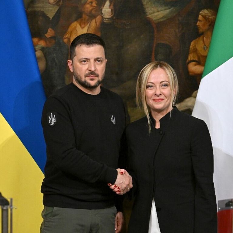 Giorgia Meloni e Zelensky