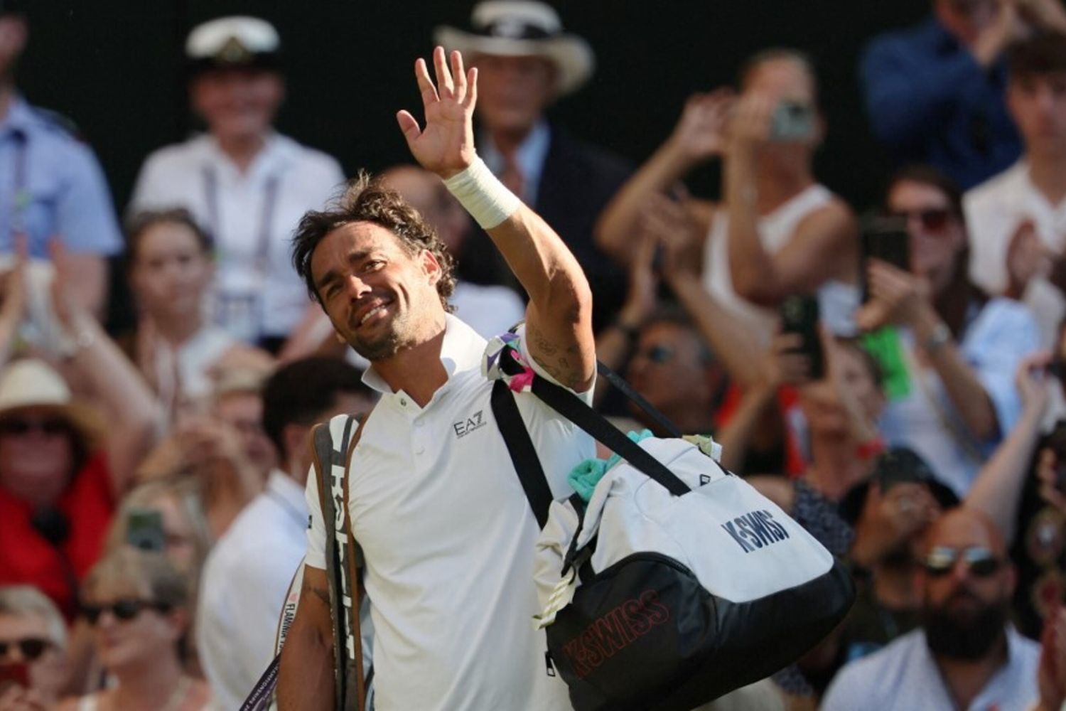 Wimbledon, Fabio Fognini dà l'addio al tennis