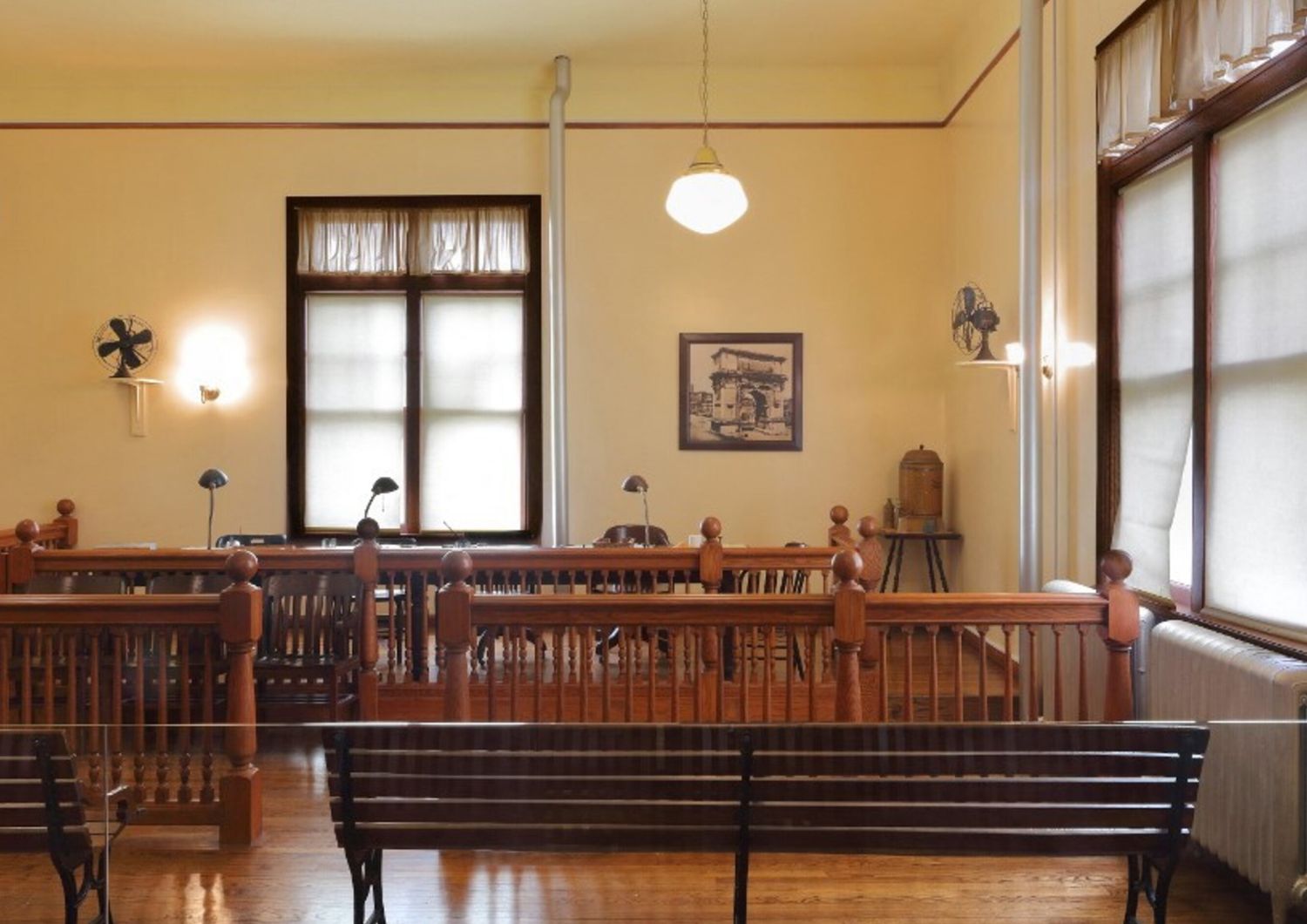 Aula del tribunale Usa
