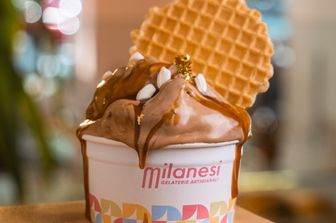 &quot;Straccia Olimpia&quot;, il gelato per Milano-Cortina che racconta il mondo