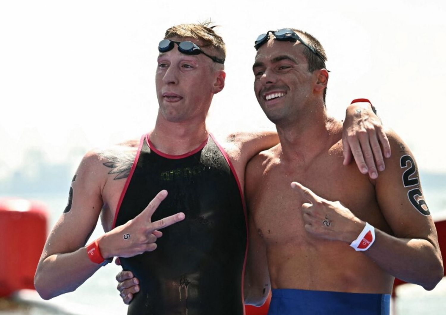 Florian Wellbrock e Gregorio Paltrinieri