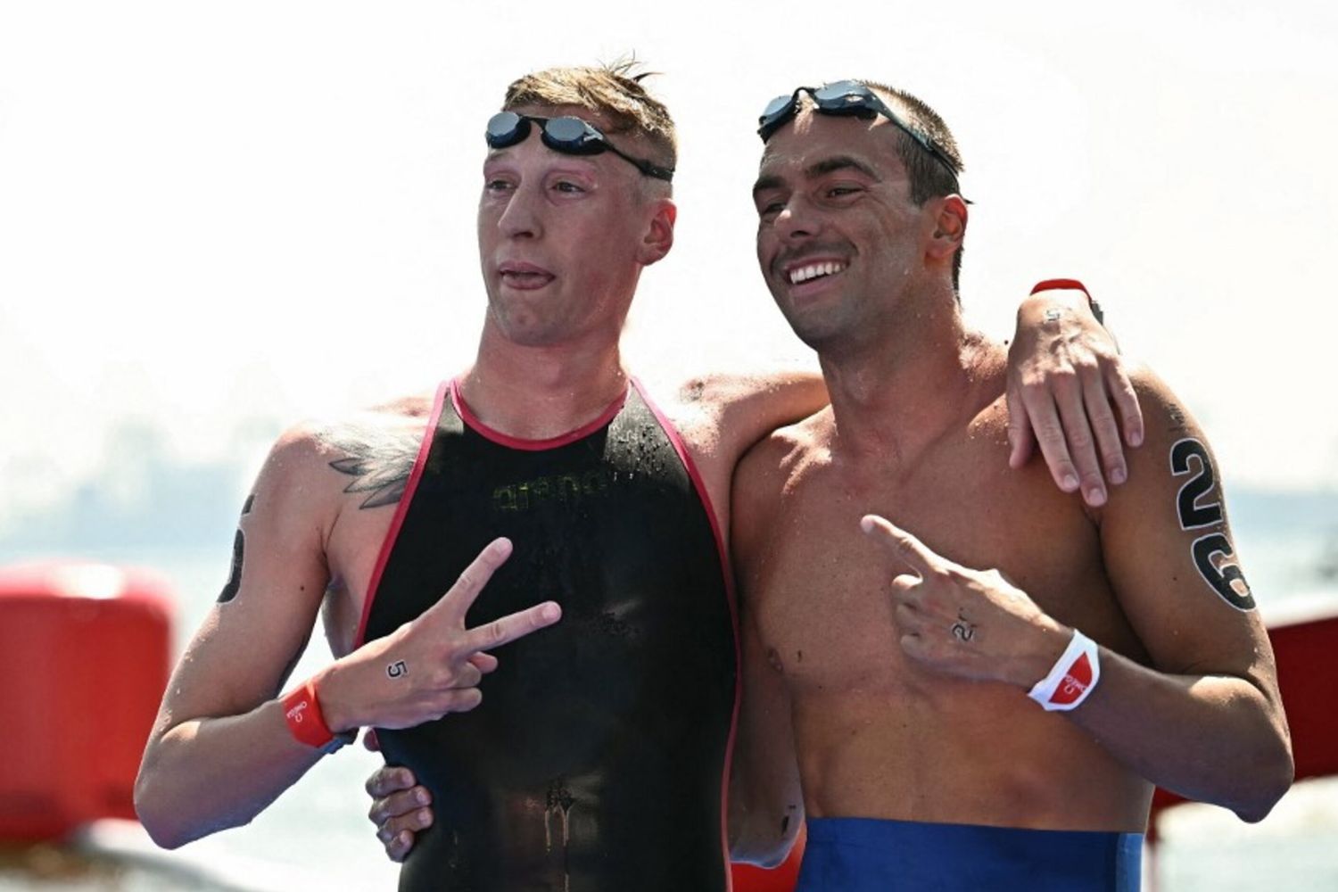 Florian Wellbrock e Gregorio Paltrinieri