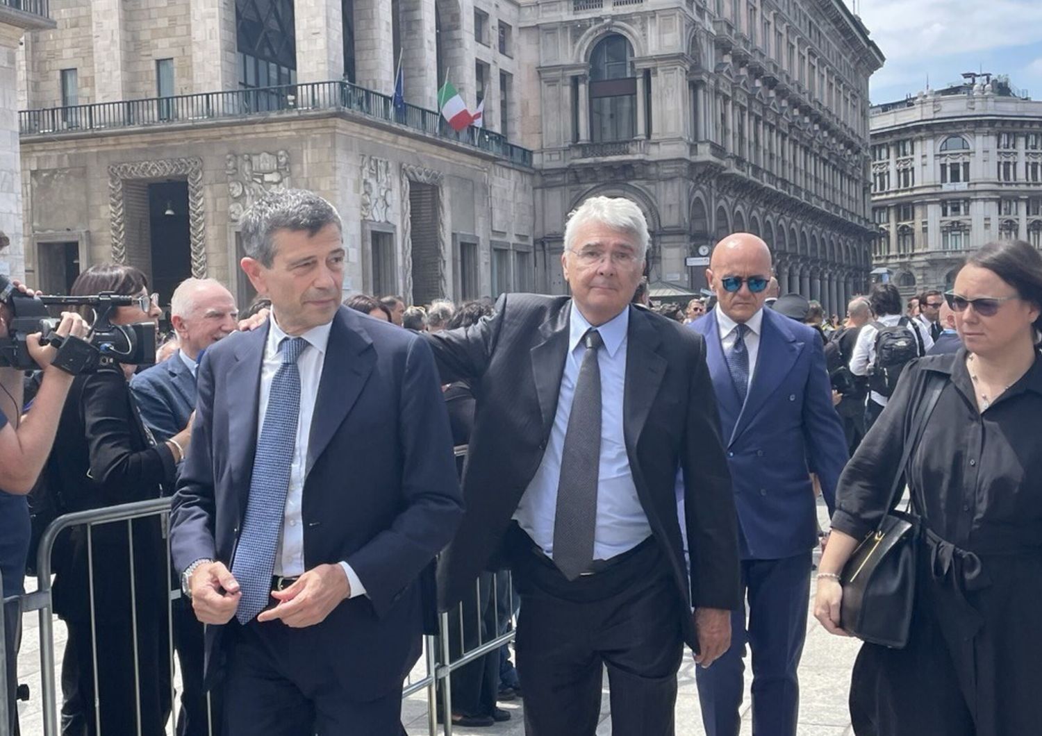 Roberto Castelli con Maurizio Lupi