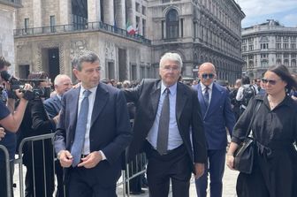 Roberto Castelli con Maurizio Lupi