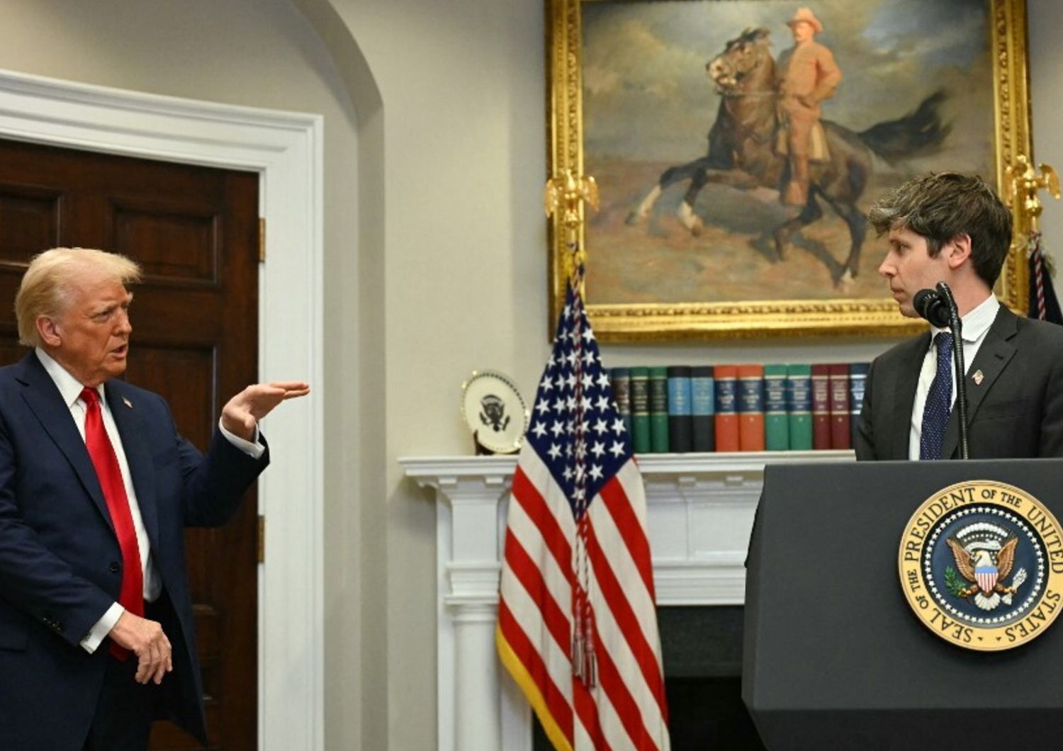 Donald Trump e Sam Altman