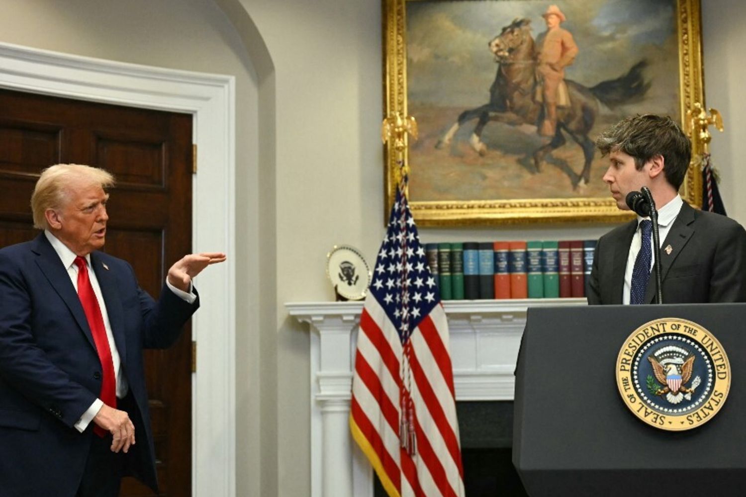 Donald Trump e Sam Altman