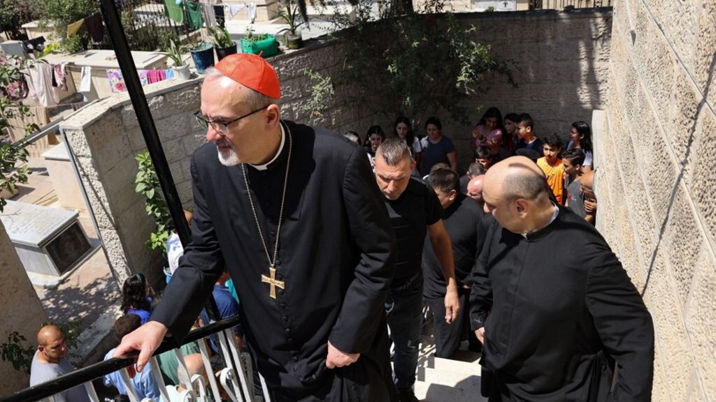 Il cardinale Pizzaballa a Gaza